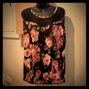 A rose sleeveless shirt